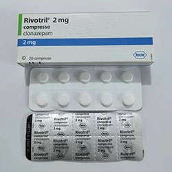 Rivotril 2mg Roche Klonazepam tabletter